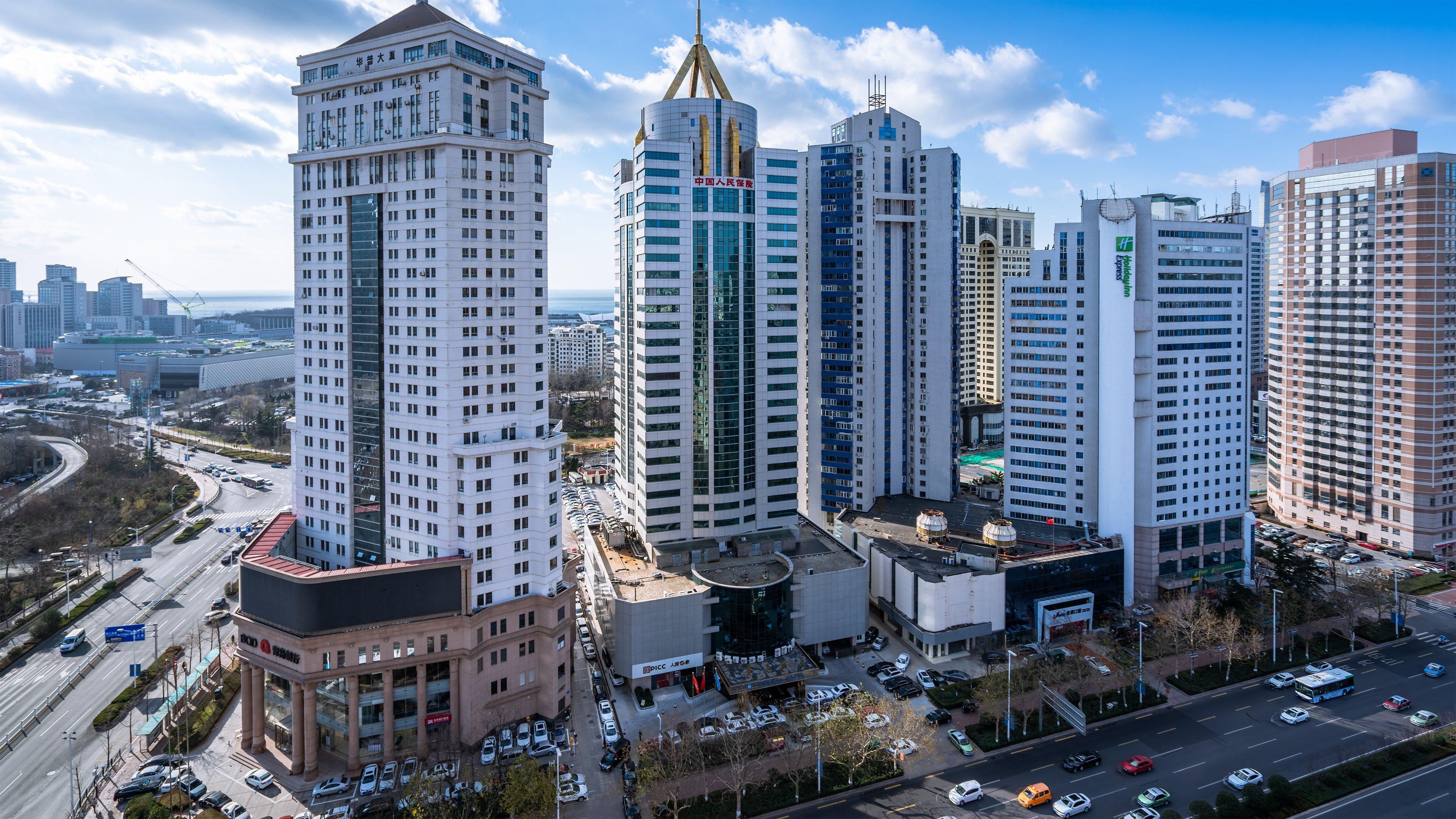 Holiday Inn Express Qingdao City Center By Ihg Екстер'єр фото